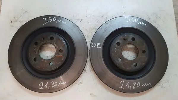 Audi Jarrusarja 350mm Etu 330mm Takana OE 8W0615108AH image 8