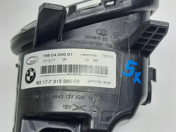 BMW 1 F20 F21 3 F30 F31 LIFT HALÓGENA DIREITA LED 63177315560 image 4