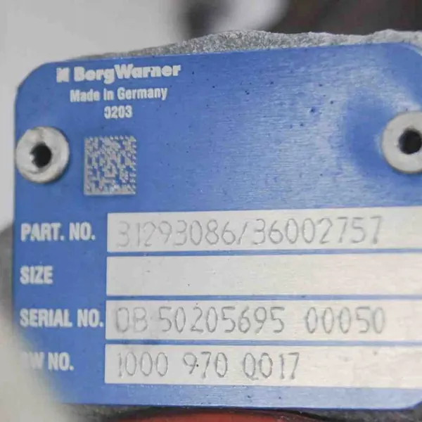 TURBINE VOLVO XC60 2.4L 158kw 2012 OEM 36002664 image 7