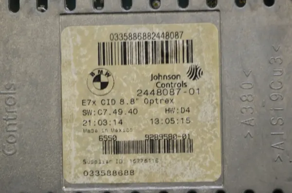 BMW X6 Navigationssystem OEM 65829285443 Gebraucht image 9