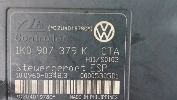 ABS-pump OEM 1KO907379K för VW Golf V 2003-2009 image 5