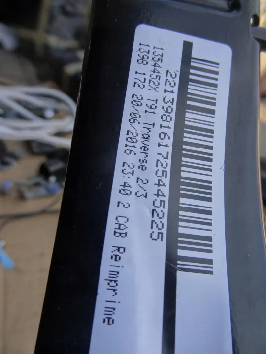 Support ISOFIX Arrière Gauche OEM 1354452X ITA image 4