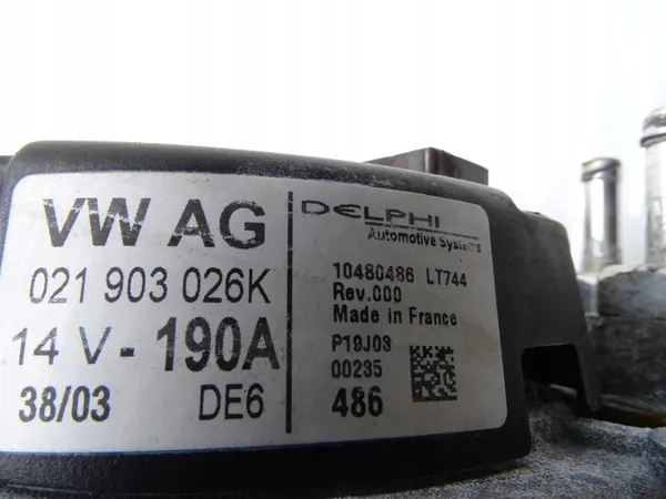Alternaattori Delphi Automotive VW Phaeton 3.2 V6 image 8