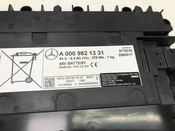 Mercedes-Benz OEM A0009821331 Akku 8Ah Käytetty image 7