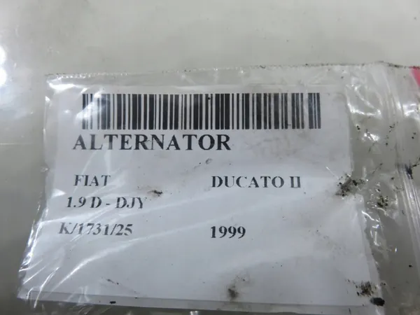 Vaihtovirtageneraattori Fiat Ducato 9612262680 image 7