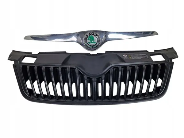 Grille Chrome Skoda Fabia 2 OEM 5J0853668B image 2