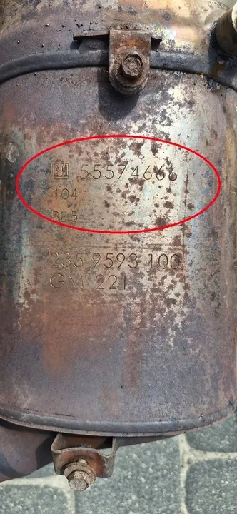 OPEL INSIGNIA CATALISADOR DPF 2.0 CDTI 55574666 image 7