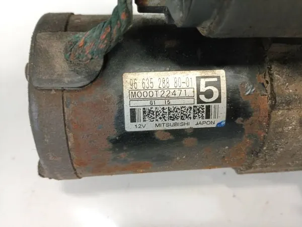 Arrancador Citroen C3 2011 1.4L 9663528880 image 4