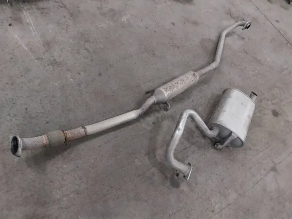 OEM TŁUMIK WYDECH ŚRODKOWY + KOŃCOWY TOYOTA AVENSIS T25 2.0 D4D image 2