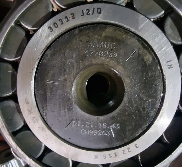 Scania 1770209 Onderste Versnellingsbak As - Gebruikt OEM image 8