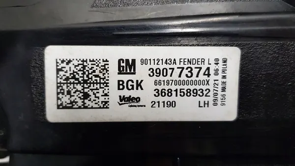 OPEL ASTRA K KOMBI FARO DE ALA IZQUIERDO image 10