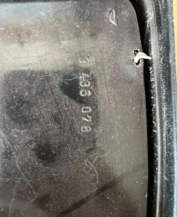 Opel Kadett B 1973 mittentunnel bälg OEM 3436078 image 7
