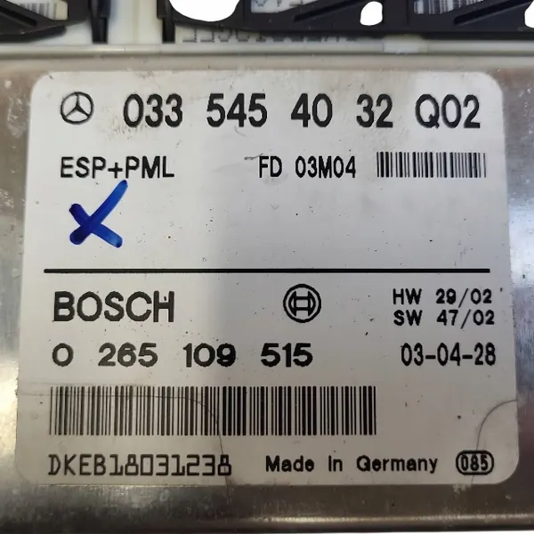 ESP-styrning Mercedes-Benz E W211 0335454032Q02 image 4