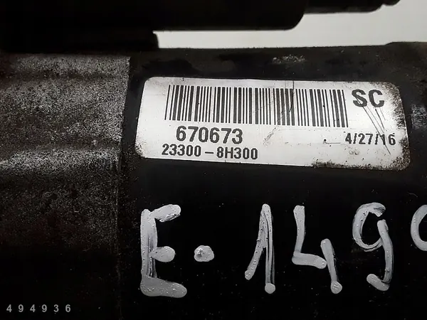 Motor de arranque Nissan X-Trail 2003 2500 gasolina 233008h300 image 5