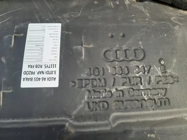 Tapis d'insonorisation OEM 4G1863947E pour Audi A6 A7 image 4