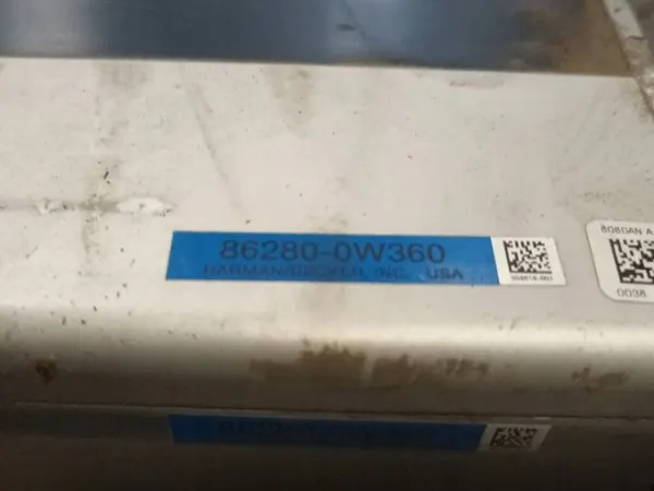 Lexus Audioförstärkare OEM 862800W360 - Begagnad image 3