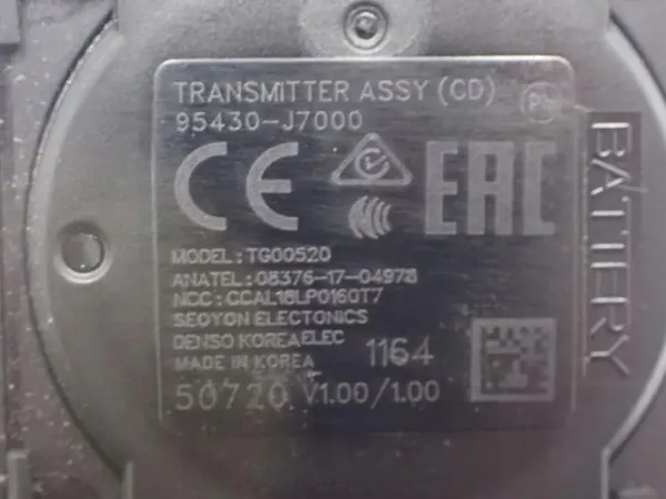 Sleutelset OEM 95430-J7000 voor Kia Ceed III 21R image 7