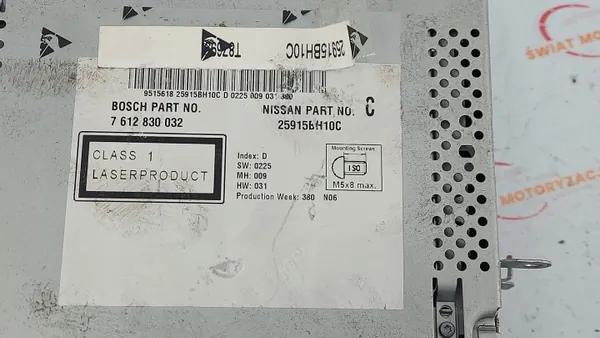 OEM 25915BH10C Radio-CD Qashqai J10 Juke F15 image 9