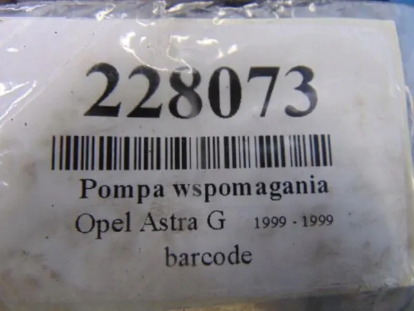 OPEL ASTRA G Elektrische Stuurbekrachtigingspomp OEM 9156554 image 7