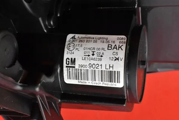 Vasen ajovalaisin Opel Zafira C 12-16 OEM 39009021 image 7