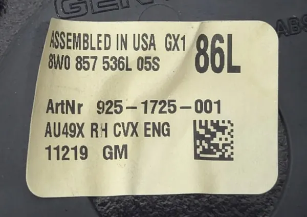 Inserção espelho direito OEM 8W0857536L para Audi A4 A5 image 9