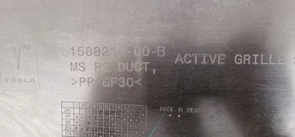Entrada de ar Tesla Model S 158821000b image 4