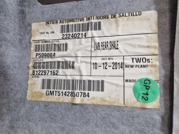 Plafondconsole Cadillac Escalade IV 2014 OEM 23240214 image 5