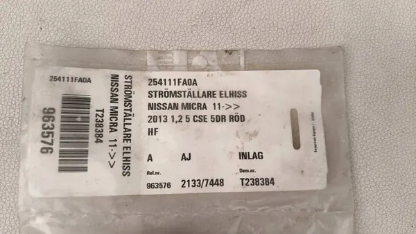 Nissan Micra Fensterheber 254111FA0A image 3