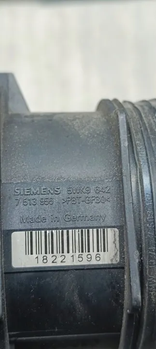 BMW X3 E83 2004 Luftmassenmesser MAF 5WK9642 image 3