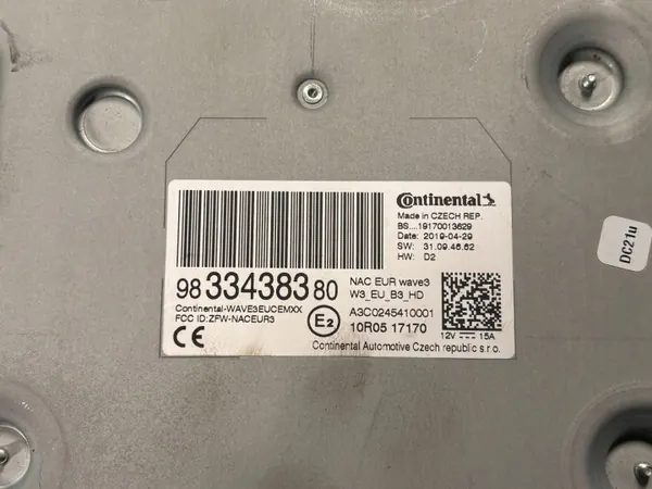 Käytetty radio OEM 9833438380 Peugeotille image 5