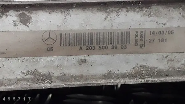 2006 Mercedes Clk C209 Radiator a2035003903 image 3
