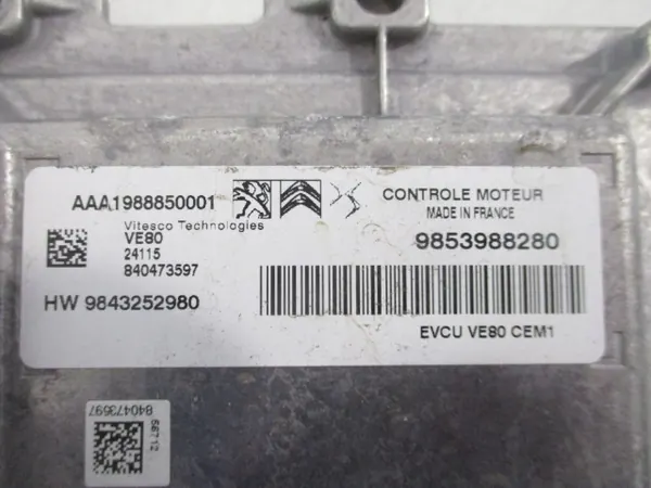 Kit de démarrage CITROEN C4 X électrique OEM 9843252980 image 5
