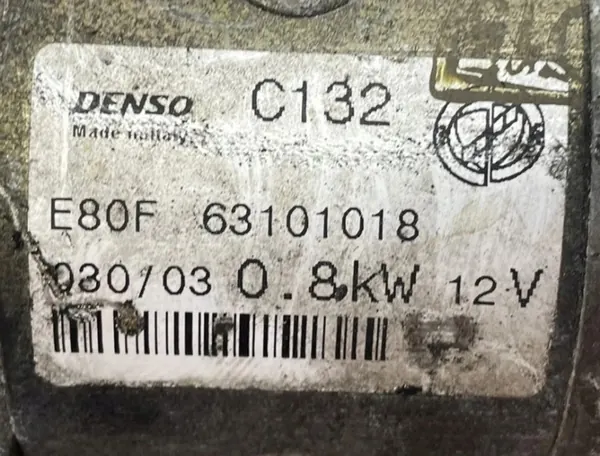 Startmotor OEM 63101018 för Fiat Punto II - Begagnad image 3