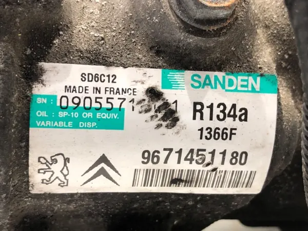 Klimakompressor CITROEN C5 III 9671451180 2.0 136PS OEM image 4