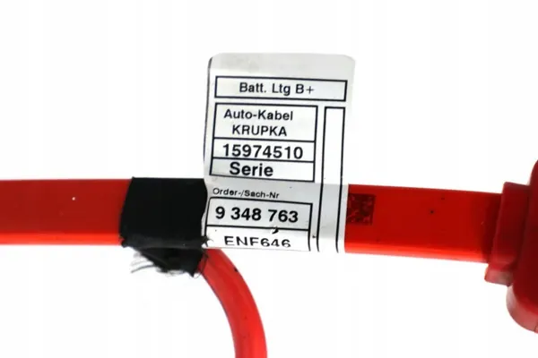 OEM 9348763 Batteri Pluskabel för BMW F30/F80/F82 image 5
