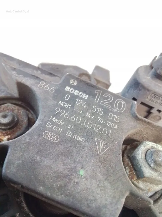 Porsche Boxster 986 2.5 Vaihtovirtageneraattori 99660301201 image 5