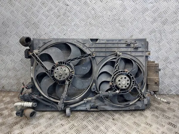 Radiator & Ventilator Set OEM 1J0121253P 1J0121207M image 2