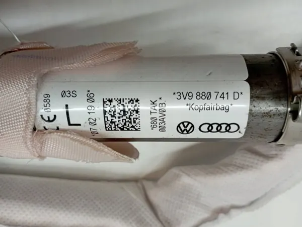 OEM 3V9880741D Fahrerairbagvorhang Skoda Superb image 3