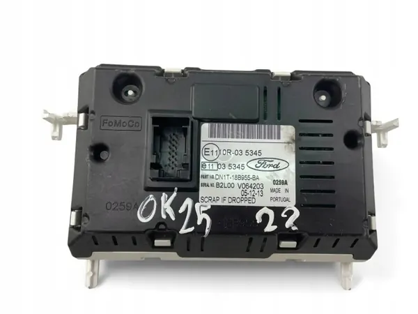 Computadora de a Bordo Ford Fiesta VI OEM DN1T18B955BA image 3