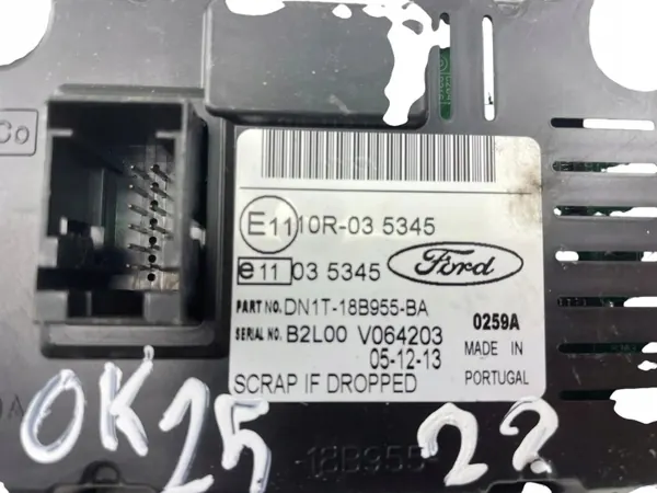 Computadora de a Bordo Ford Fiesta VI OEM DN1T18B955BA image 4