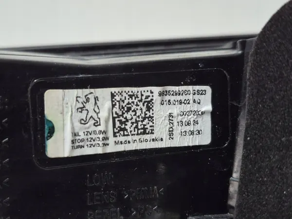 PEUGEOT 308 III (T10) 2021- LÁMPARA FULL LED TRASERA DERECHA OEM image 9