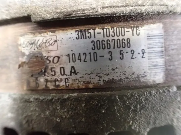 Vaihtovirtageneraattori VOLVO V50 2.0 D 2005 3M5T-10300-YC image 3