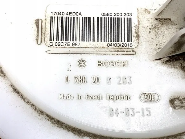 Bomba de combustível Nissan Qashqai J11 1.2 115CV 0580200203 image 4