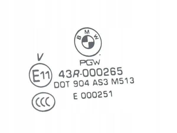 Vitre latérale triangle gauche arrière BMW X6 E71 7182327 image 3