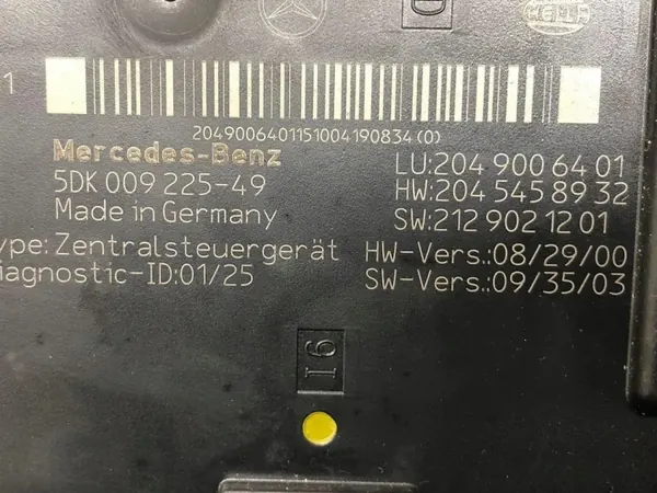 Comfortmodule OEM 2049006401 voor Mercedes C W204 image 3