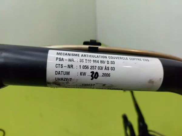Schuifdakmotor OEM 9655796780 voor Peugeot 307 CC image 3