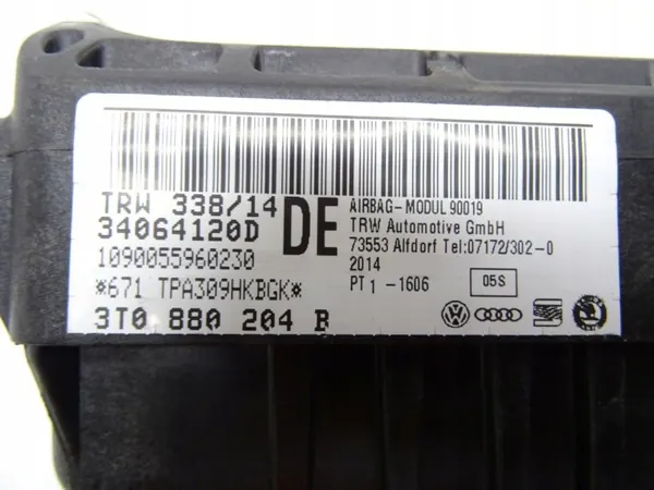 OEM 3T0880204B Passagerarkrockudda för Skoda Superb II image 8
