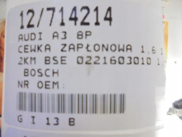 Bobina de ignição AUDI A3 8P image 9