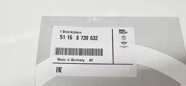 BMW OE 51168739632 Peililasi, Oikea Puoli image 4