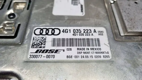 Bose Audio-versterker OEM S25144579 voor Audi A6 C7 image 5